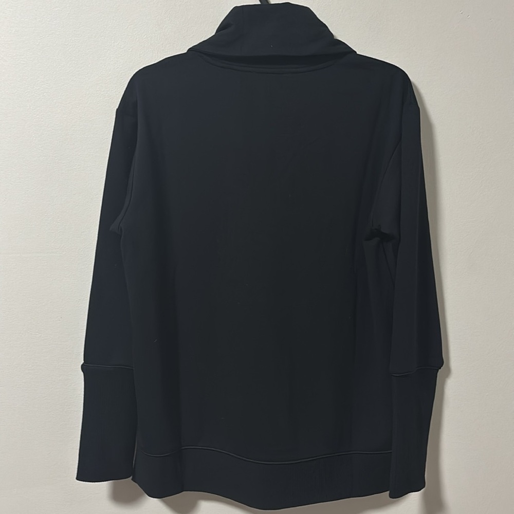 NWT SPLENDID (XS) Soft Fleece Plush Cowl Neck Pullover Casual Stretch Luxury - Picture 10 of 15